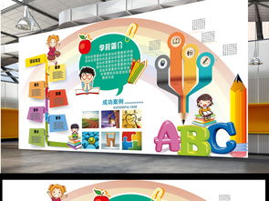 打造童趣空間 精品簡潔卡通校園文化墻設(shè)計(jì)模板全解析